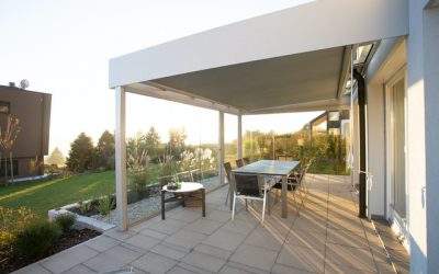 Een aluminium veranda