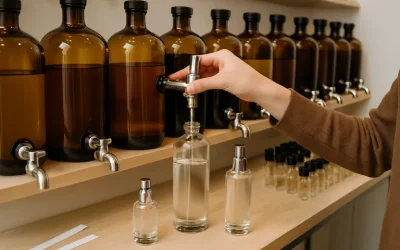Hervulbare parfumflacons: hoe een refill concept store werkt
